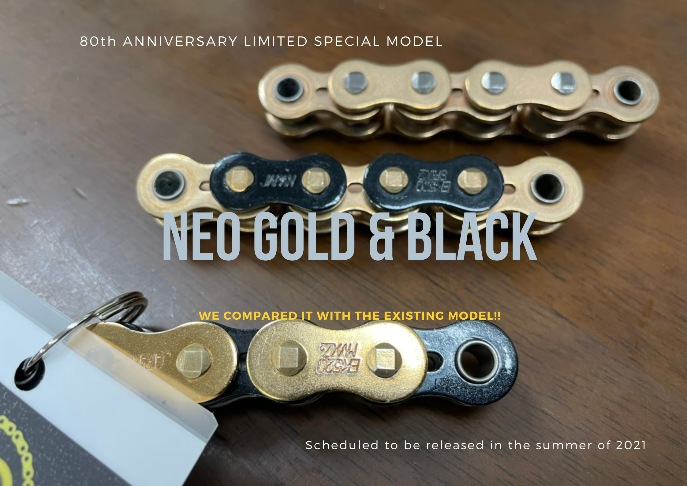 江沼チヱン EK 創業 80周年記念限定モデル  NEO GOLD & BLACK